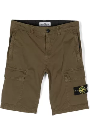 Stone Island Bermudas cargo con parche del logo