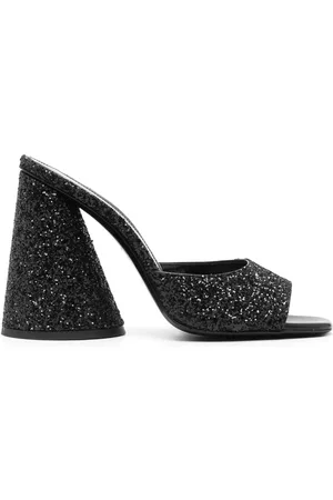 The Attico Mules Luz con tacón de 105mm