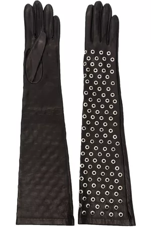 Manokhi Guantes con detalle de ojales