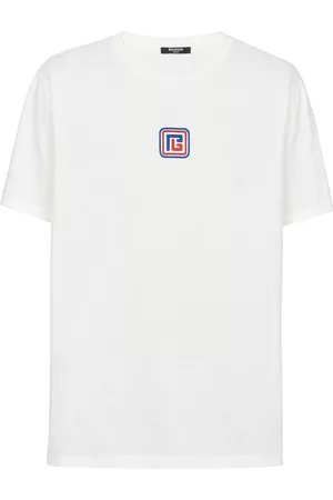Balmain Camiseta PB con cuello redondo