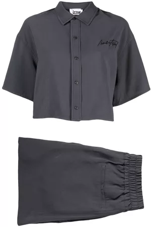 Izzue Camisa corta con logo bordado