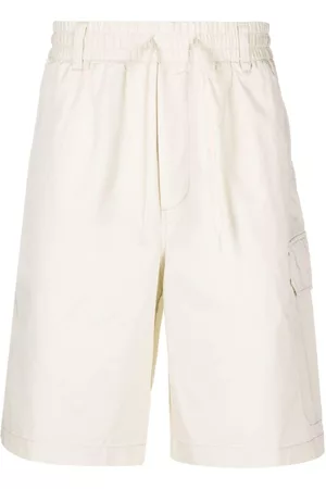 Emporio Armani Hombre Bermudas - Drawstring cotton cargo shorts