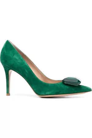 Gianvito Rossi Zapatos Jaipur con tacón de 85mm y gemas