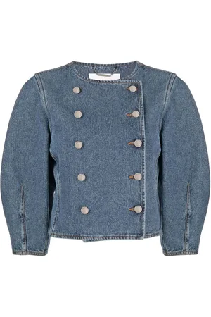 Chloé Chaqueta vaquera con doble botonadura