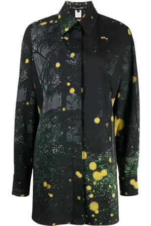 Oscar de la Renta Camisa con motivo Firefly