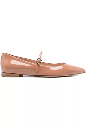 Gianvito Rossi Bailarinas con tira de hebilla