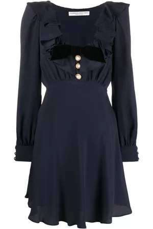 Alessandra Rich Minivestido con detalle de volantes