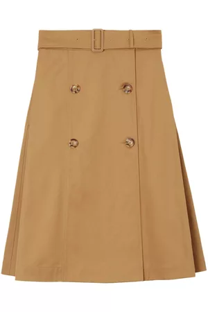 Burberry Falda acampanada con cinturón