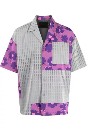 Off-Duty Camisa con diseño a paneles y manga corta