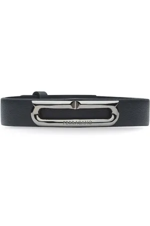 Salvatore Ferragamo Pulsera con placa Gancini