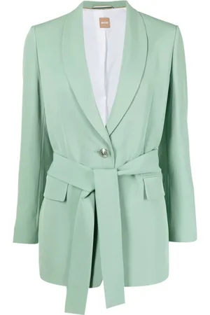 HUGO BOSS Blazer con botón y cinturón