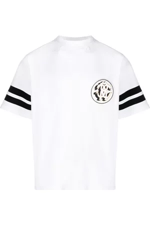 Roberto Cavalli Camiseta con parche Mirror Snake