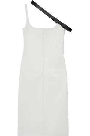 Courrèges Vestido Biais con detalle de tira
