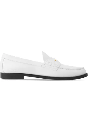 Burberry Mocasines penny con placa del logo