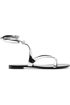 ALEXANDRE VAUTHIER Sandalias planas con detalles de cristal