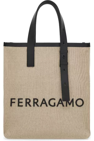 Salvatore Ferragamo Bolso shopper con logo en relieve