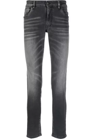 SALVATORE SANTORO Vaqueros skinny con efecto degradado