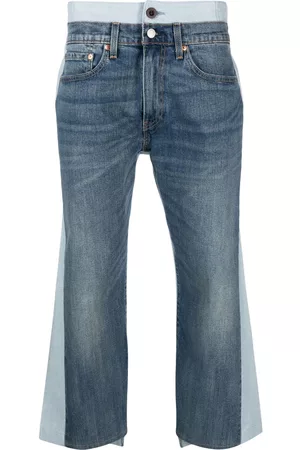 JUNYA WATANABE Vaqueros capri de dos tonos