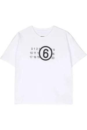 Maison Margiela Camiseta con motivo de números
