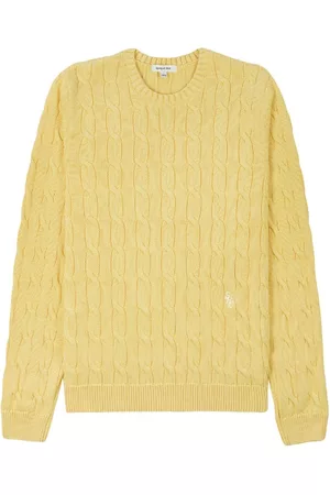 Sporty & Rich Jersey de punto de ochos con logo bordado