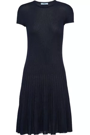 Prada Mujer De punto - Vestido de punto con manga corta