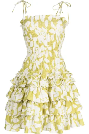 Bambah Vestido corto con detalle de volantes