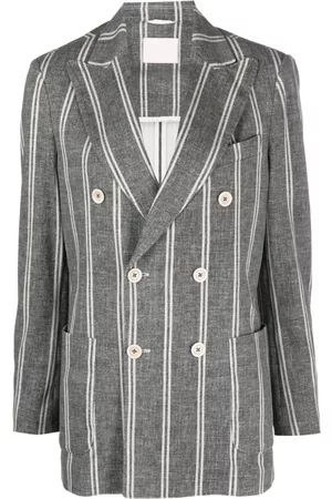 Circolo Blazer a rayas con doble botonadura
