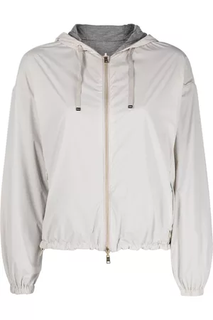 HERNO Chaqueta liviana reversible con capucha