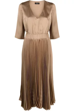 Fabiana Filippi Vestido midi plisado