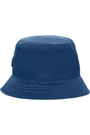 Prada Hombre Sombreros - Sombrero de pescador con placa del logo