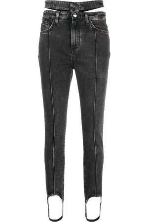 ANDREADAMO Vaqueros skinny con abertura