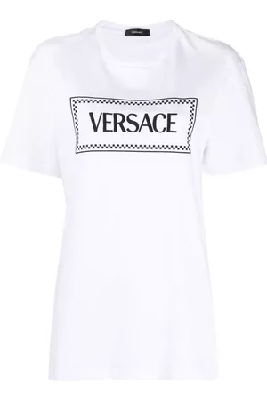 VERSACE Camiseta con logo bordado Vintage 1990