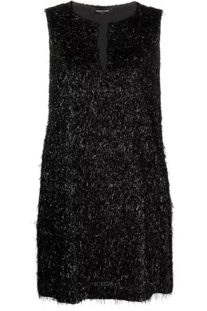 Fabiana Filippi Vestido corto con flecos