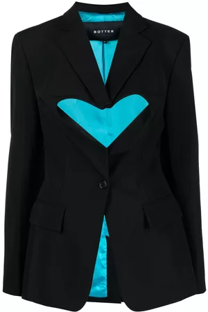 Botter Blazer con abertura y motivo de corazón