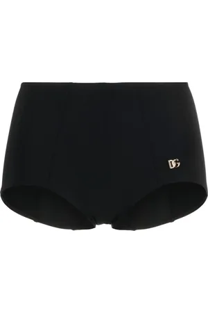 Dolce & Gabbana Pantalones cortos de bikini con placa del logo