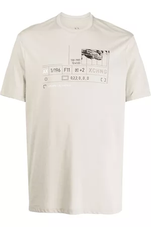 Armani Exchange Hombre Camisetas - Camiseta con motivo gráfico