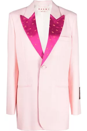 Marni Blazer con solapas de pico y botones