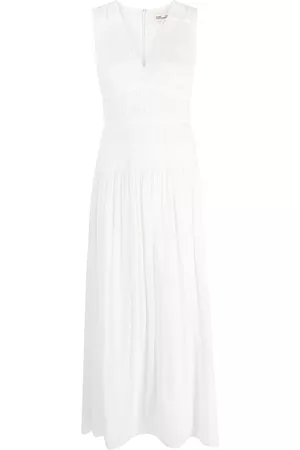 Diane von Furstenberg Vestido largo con cuello en V