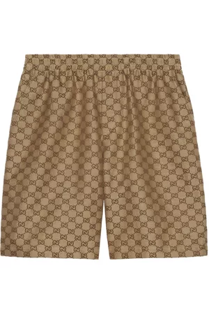 Gucci Hombre Pantalones Cortos y Bermudas - GG supreme linen shorts