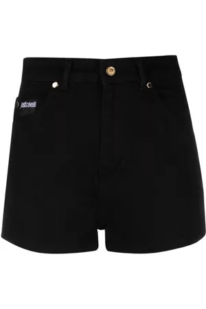 Roberto Cavalli Mujer Pantalones Cortos y Bermudas - Pantalones cortos con parche del logo