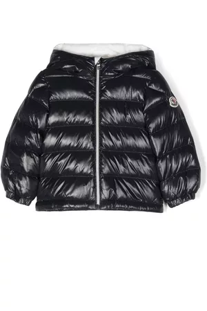 Moncler Plumífero con parche de logo