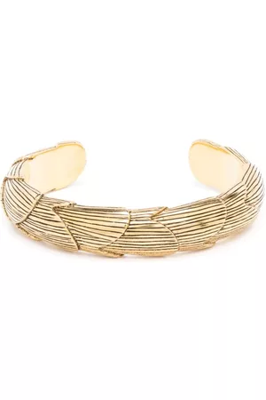 Aurélie Bidermann Pulsera Tucuma con acabado grabado