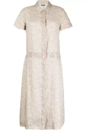 CHANEL Vestido camisero con motivo Cambon 1999