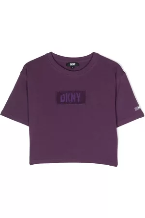 DKNY Camiseta corta con parche del logo