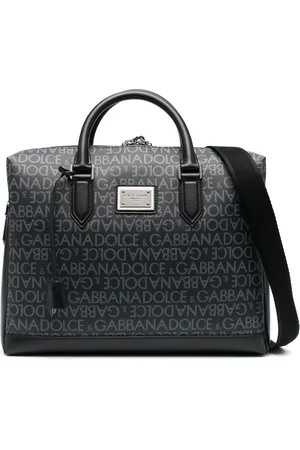 Dolce & Gabbana Bolso para portátil y logo estampado