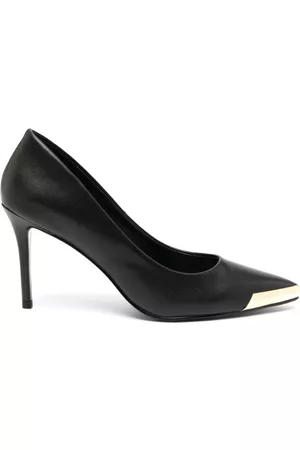 VERSACE Zapatos con puntera de metal y tacón de 85mm
