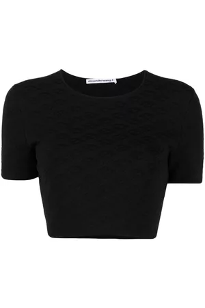 Alexander Wang Camiseta corta con monograma