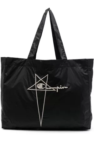 Rick Owens Bolso shopper con logo bordado