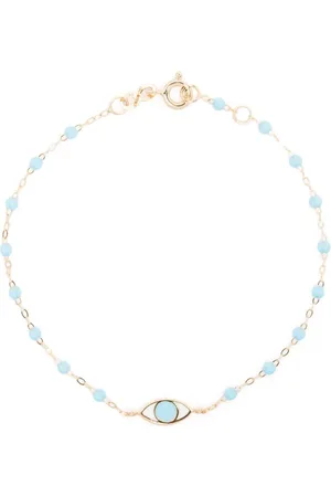 GIGI CLOZEAU 18kt yellow gold Gigi Eye beaded bracelet