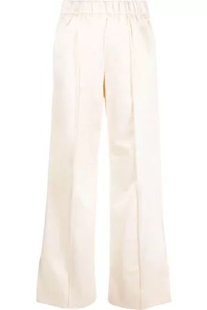 Jil Sander Pantalones anchos de talle alto